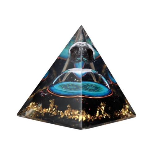 Orgone Pyramid Flower of Life 7x6cm