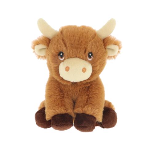 Shaggy Cow - Eco Soft Toy 14cm
